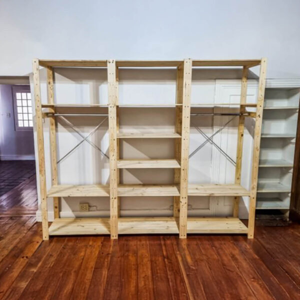 3-Bay Skeleton Closet DIY-kit 2256 High - Image 3