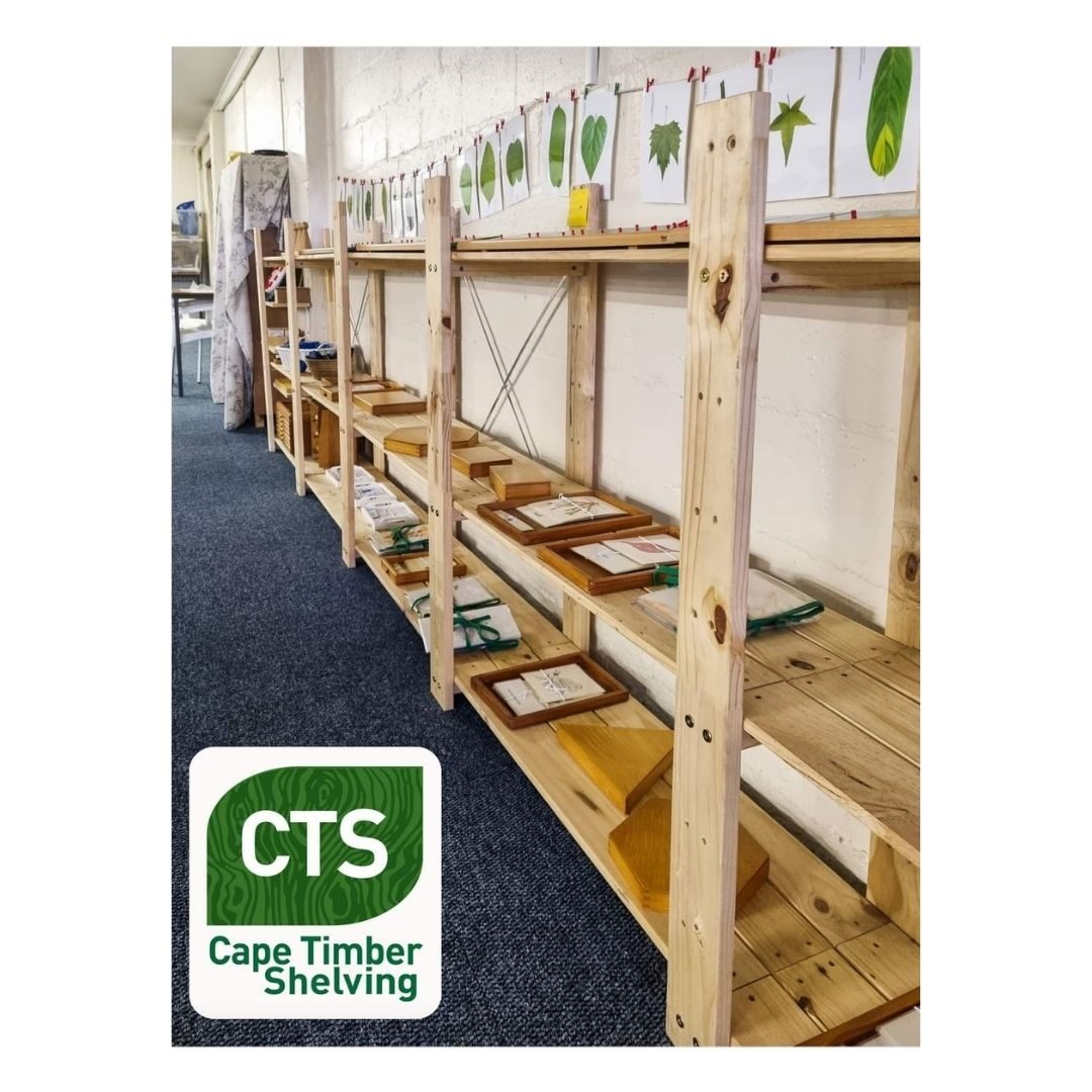 1Bay Angled Shelving Unit DIYKit Cape Timber Shelving