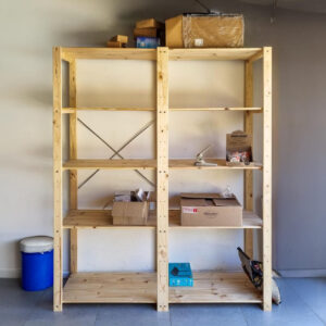 2-Bay Shelving Unit DIY-kit 2256 High