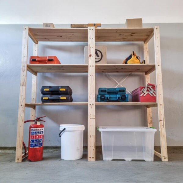 2-Bay Shelving Unit DIY-kit With Bases - Image 4