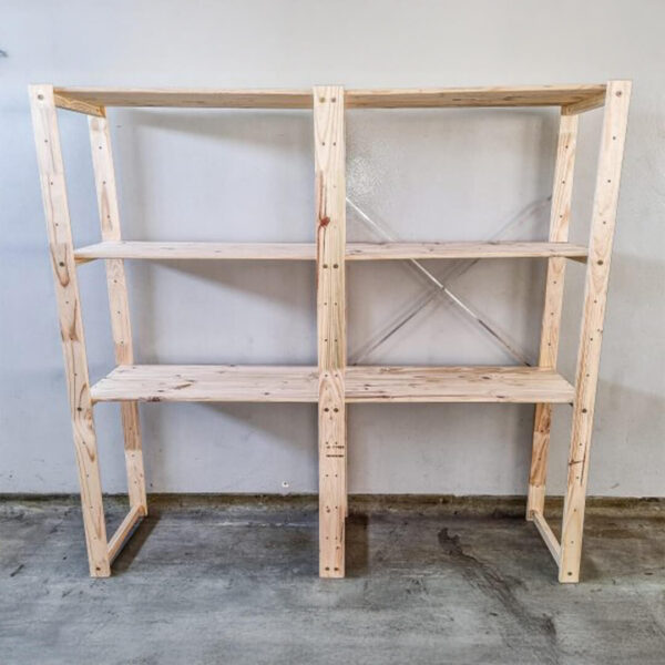 2-Bay Shelving Unit DIY-kit With Bases - Image 5