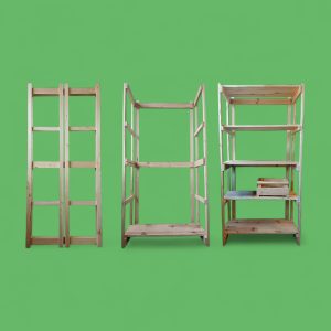 Alternative view of Fold & Go LamiShelf 1800mm High