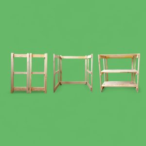 Alternative view of Fold & Go LamiShelf 900mm High